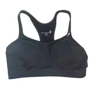 Smart Wool Phd Merino Wool Stretch Support Sports Bra Black Size M